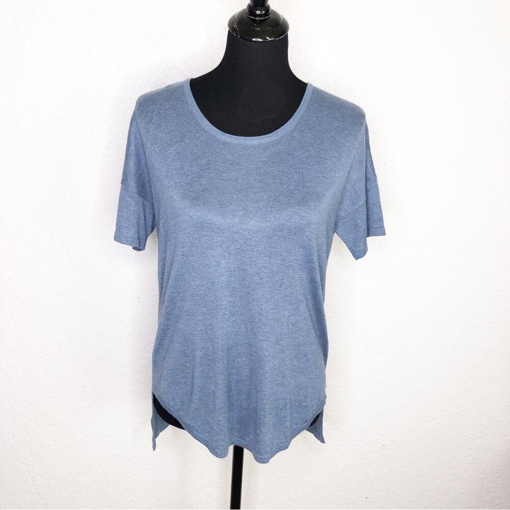 Lululemon blue‎ short sleeve sweater